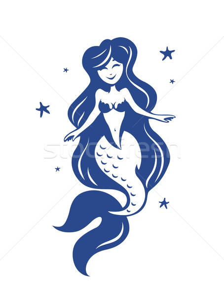 Mermaid.  Fairy tale marine character. Stock photo © Aleksangel