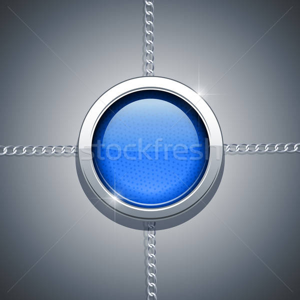 metallic ring on chain Stock photo © Aleksangel