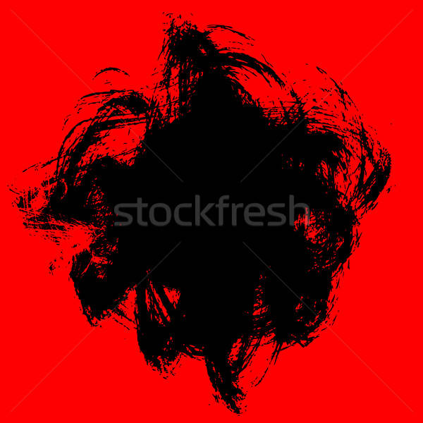 Stock photo: grunge spot with text
