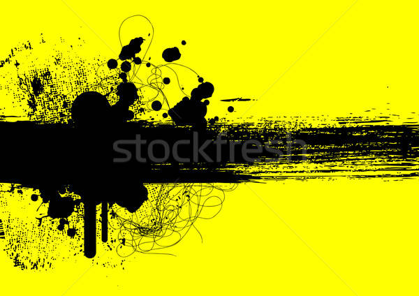 Grunge texture arte silhouette vintage pattern Foto d'archivio © alekup