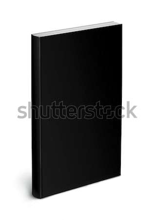 Czarny książki szablon projektu tabeli bar Zdjęcia stock © alekup
