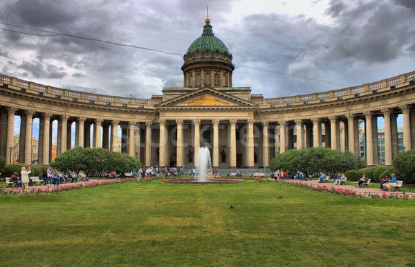 Cathédrale saint ciel ville croix art [[stock_photo]] © alessandro0770