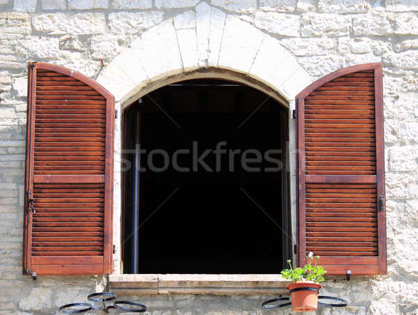 Arched window Stock photo © alessandro0770
