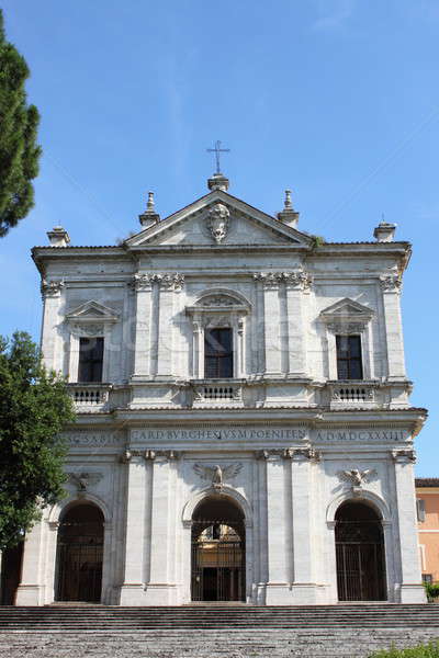 教会 ローマ イタリア 空 芸術 ストックフォト © alessandro0770