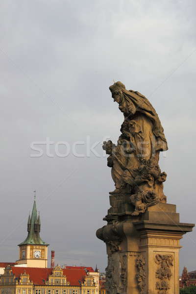 Saint Ludmila statue Stock photo © alessandro0770