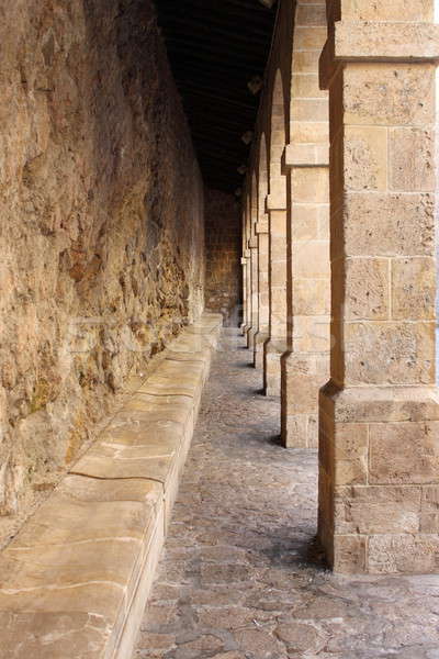 Colonnade in Ibiza Town Stock photo © alessandro0770