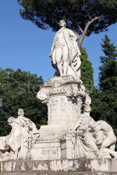 Statue of Goethe in Rome Stock photo © alessandro0770