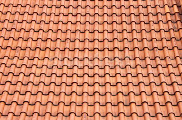 Red roof clay tiles Stock photo © alessandro0770