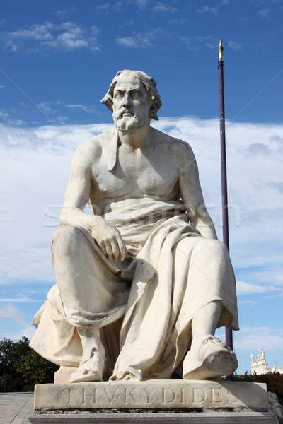 статуя греческий Вена Австрия синий мышления Сток-фото © alessandro0770
