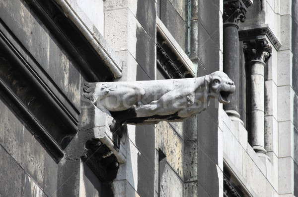 Gargoyle in the Basilica of the Sacre Coeur Stock photo © alessandro0770
