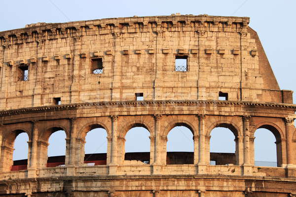 Kolosseum detaillierte Ansicht Rom Italien Stadt Stock foto © alessandro0770