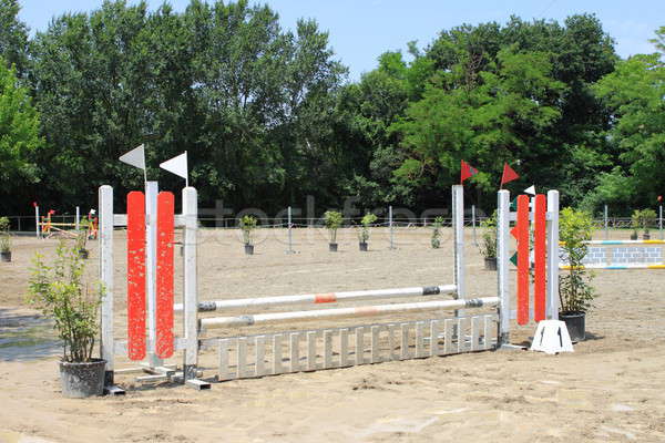 Equitation obstacle Stock photo © alessandro0770