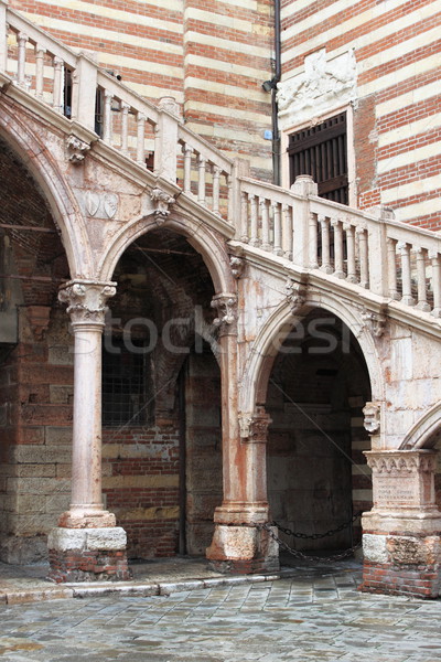 Staircase of reason in Verona Stock photo © alessandro0770