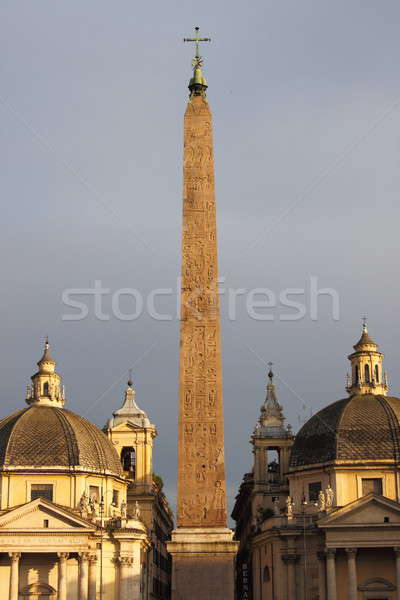 Piazza del popolo in Rome Stock photo © alessandro0770