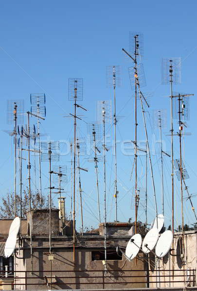 TV antennas Stock photo © alessandro0770