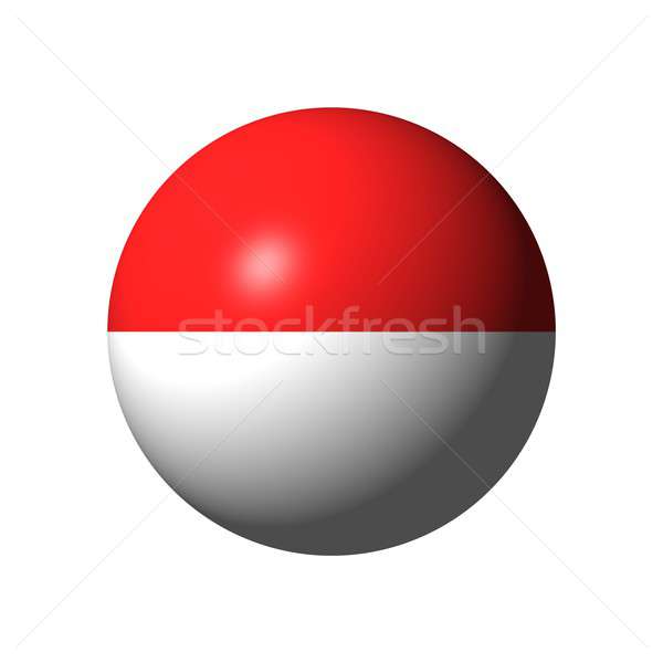 Sphere with flag of Indonesia Stock photo © alessandro0770