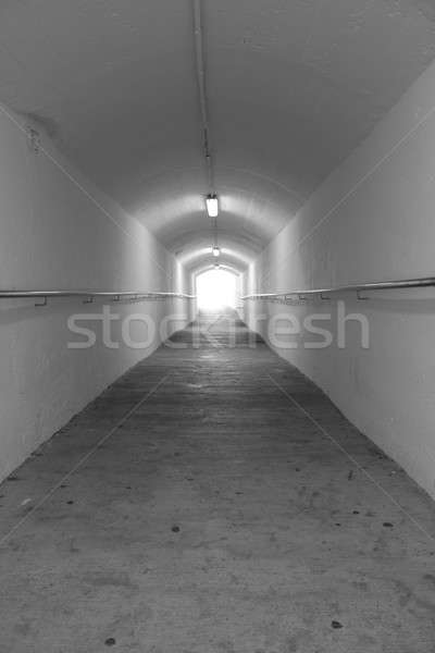 Tunnel pedonale corrimano strada abstract pietra Foto d'archivio © alessandro0770