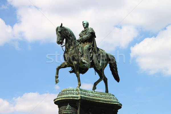Statue of King Johann Stock photo © alessandro0770