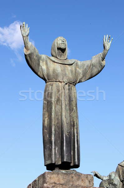 Statue of Saint Francis in Rome Stock photo © alessandro0770