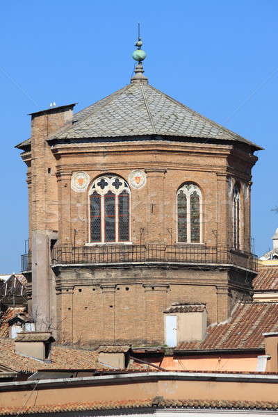 Octagonal dome of a medieval romanic church Stock photo © alessandro0770