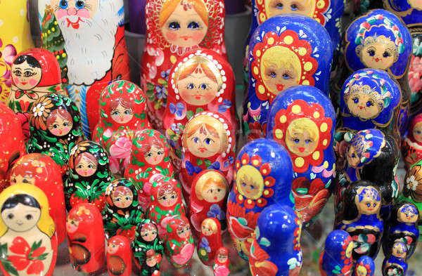Colorful set of matrioskas Stock photo © alessandro0770
