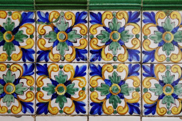 Andalusian Azulejo Stock photo © alessandro0770