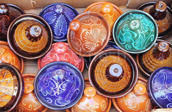 Colorful Tajines Stock photo © alessandro0770