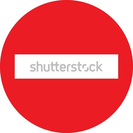 No entry sign Stock photo © alessandro0770