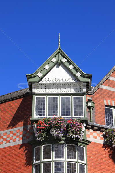 Georgian red brick mansion in Dublin Stock photo © alessandro0770