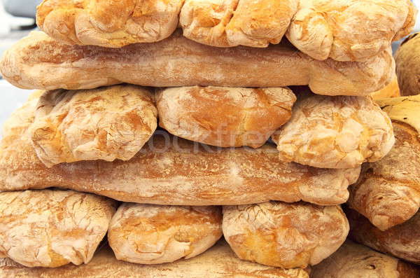Taze ekmek grup pazar Stok fotoğraf © alessandro0770