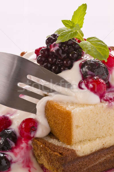 Stock photo: Fruit and Yoghurt Cake