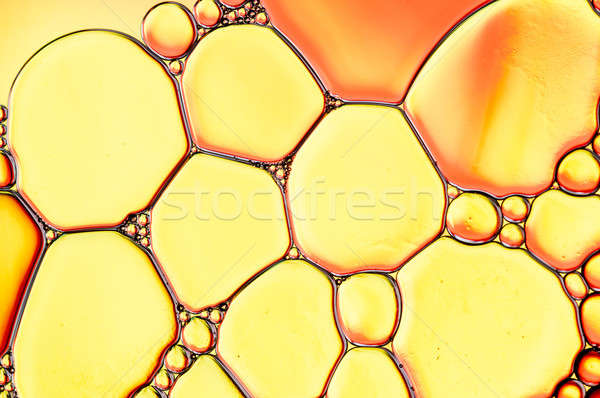 [[stock_photo]]: Artistique · coloré · pétrolières · bulles · de · savon · eau · résumé