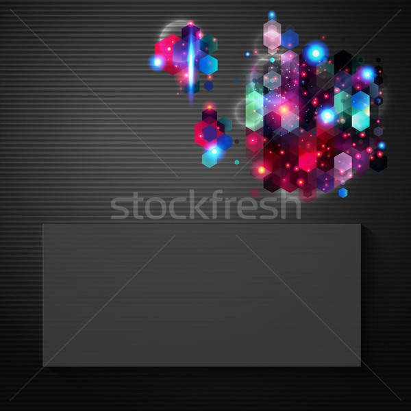 Glossy abstract page layout for Your presentation.  Stock photo © alevtina