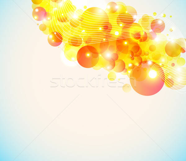 Stockfoto: Pagina · lay-out · presentatie · heldere · warm · kleuren