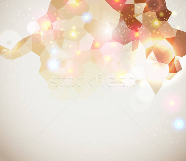 Bright and sparkling page layout for your presentation.  Stock photo © alevtina