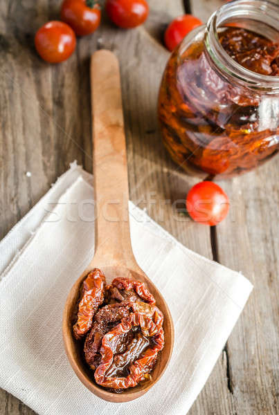 Sun dried and fresh tomatoes Stock photo © Alex9500