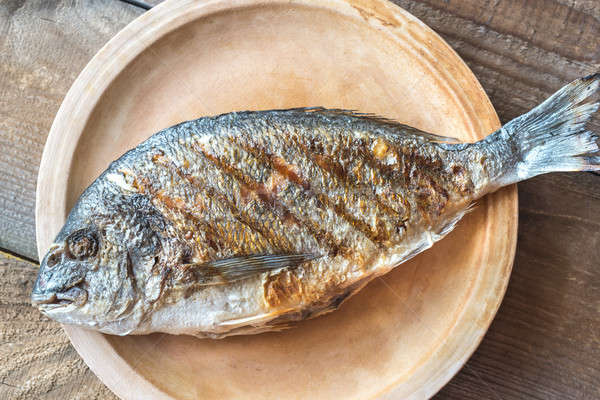 Grilled gilt-head bream Stock photo © Alex9500