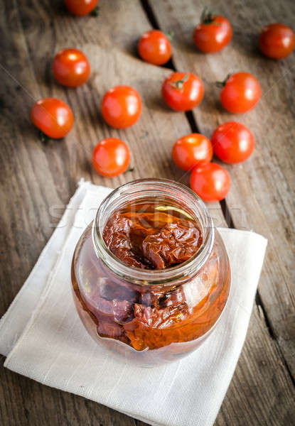Sun dried and fresh tomatoes Stock photo © Alex9500