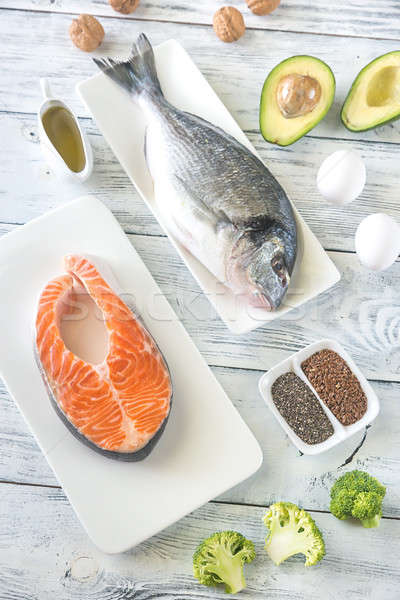 Stock photo: Food with Omega-3 fats
