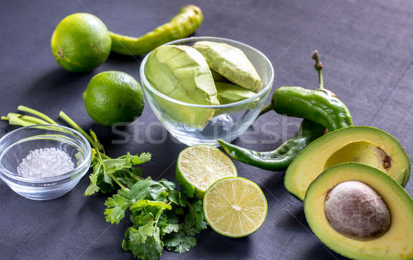 Guacamole ingredients Stock photo © Alex9500