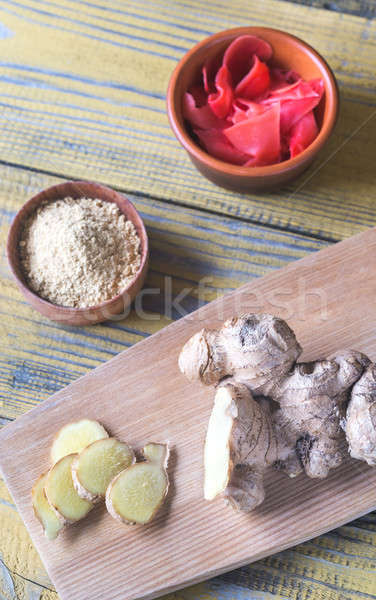 Variety of ginger products Stock photo © Alex9500