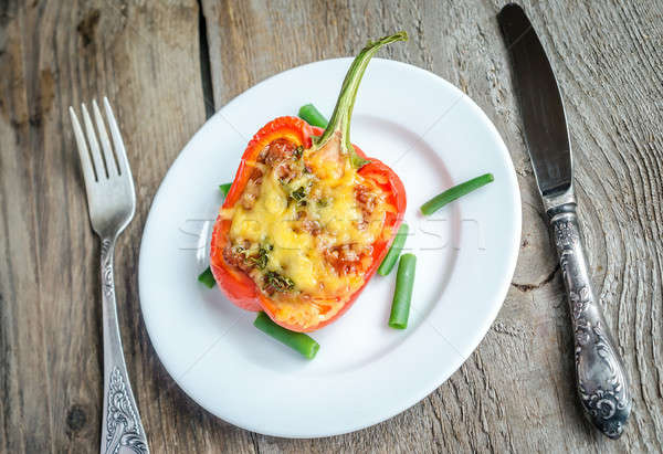 Stuffed pepper with meat Stock photo © Alex9500