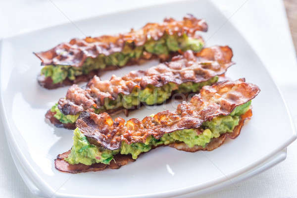 Bacon and guacamole sammies Stock photo © Alex9500