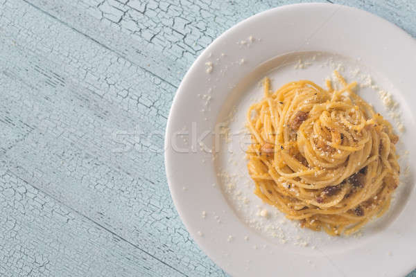 Portion of Carbonara Stock photo © Alex9500