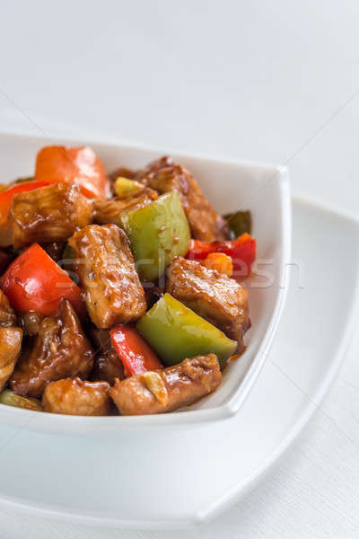 Sweet and sour pork Stock photo © Alex9500