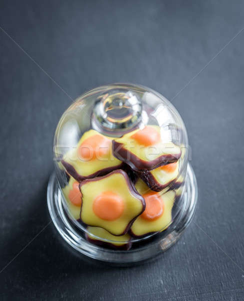 Fondant candies under the glass dome Stock photo © Alex9500