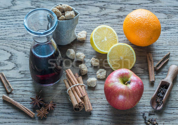 Ingredients for mulled wine Stock photo © Alex9500