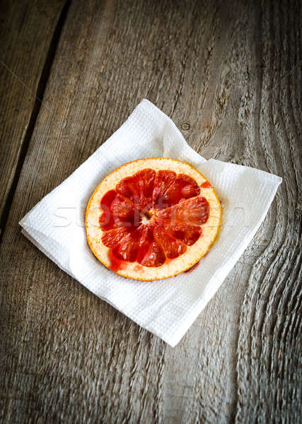 Stock photo: Baked grapefruit