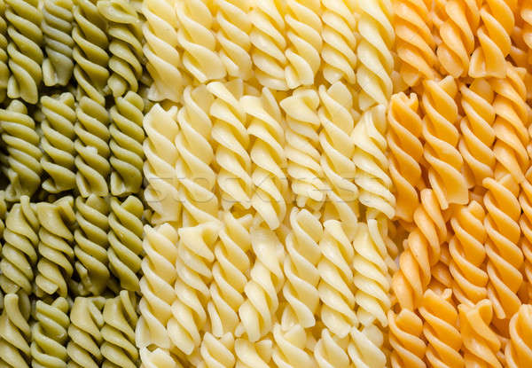 Fusilli pasta italian flag Stock photo © Alex9500