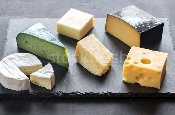 Various types of cheese Stock photo © Alex9500
